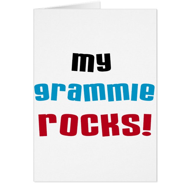 Meine Grammie Rocks T Shirts und Geschenke (Vorne)