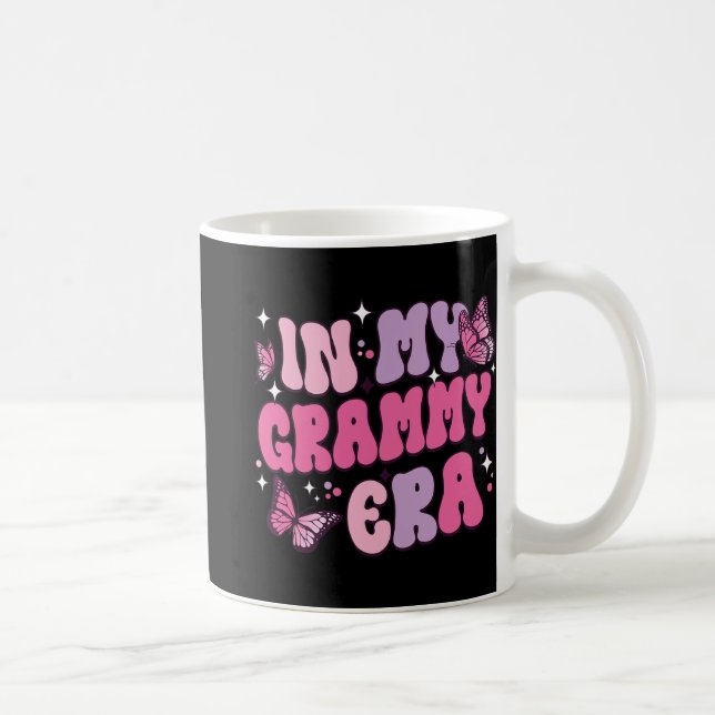 Meine Grammy Era Funny Butterfly Groovy Retro Mütt Kaffeetasse (Rechts)