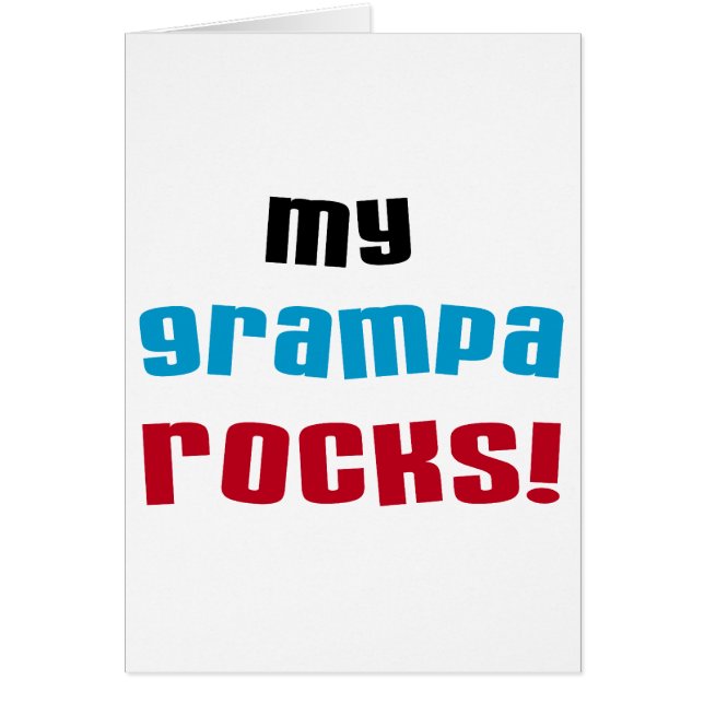 Meine Grampa Rocks T Shirts und Geschenke (Vorne)