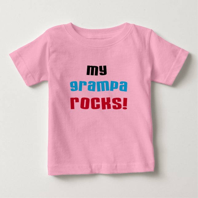 Meine Grampa Rocks T Shirts und Geschenke (Vorderseite)