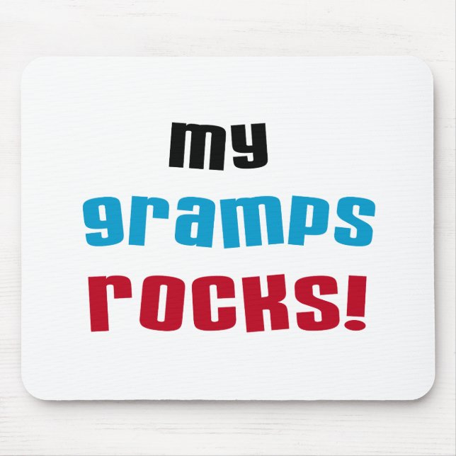 Meine Grampen Rocks T - Shirt und Geschenke Mousepad (Vorne)