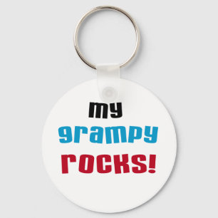Meine Grampy Rocks T Shirts und Geschenke Schlüsselanhänger