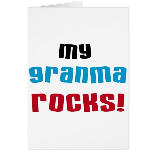 Meine Granma Rocks T Shirts und Geschenke (Vorne)