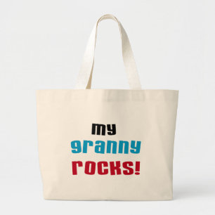 Meine Granny Rocks T Shirts und Geschenke Jumbo Stoffbeutel