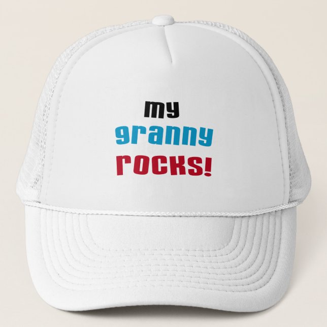 Meine Granny Rocks T Shirts und Geschenke Truckerkappe (Vorderseite)