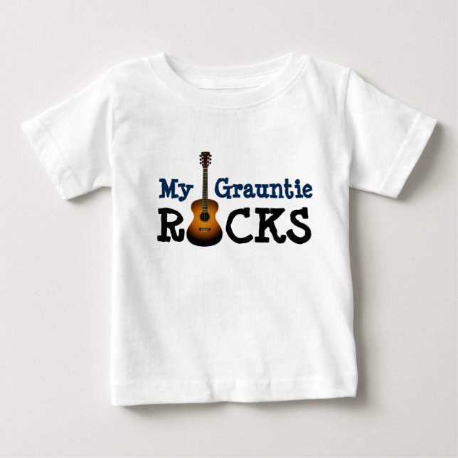 "Meine Grauntie Felsen! " Baby T-shirt (Vorderseite)