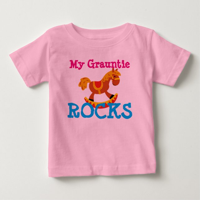 "Meine Grauntie Felsen! " Baby T-shirt (Vorderseite)