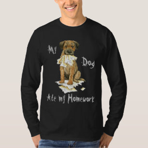 Meine Grenz-Terrier Ate Meine Hausaufgaben T-Shirt