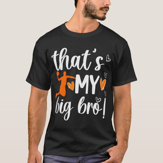 Meine große Bro Basketball kleine Schwester eines  T-Shirt (Vorderseite)