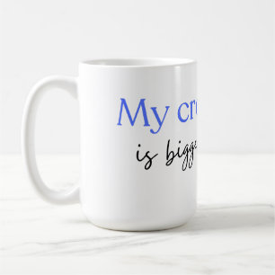 Meine Größe ist größer als die deiner Demokraten 2 Kaffeetasse