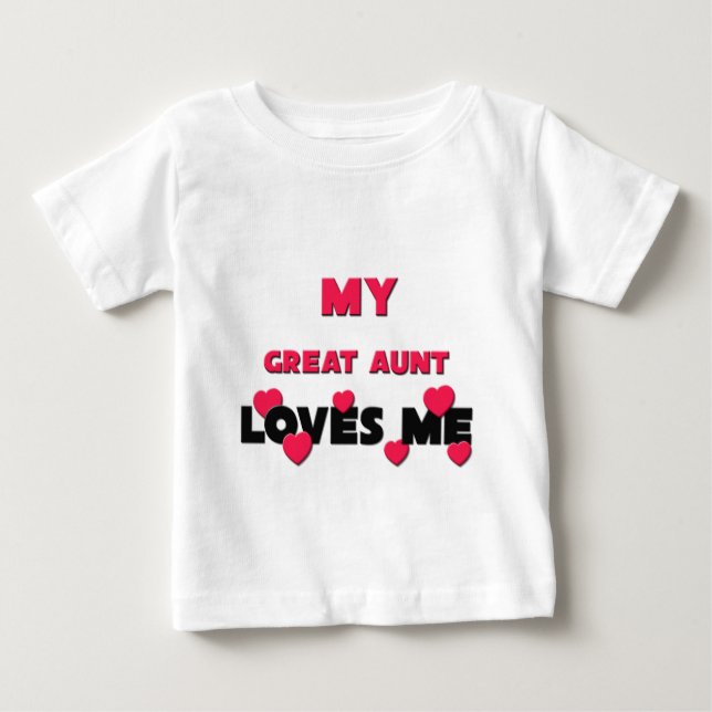 Meine große Tante-Liebe Baby T-shirt (Vorderseite)