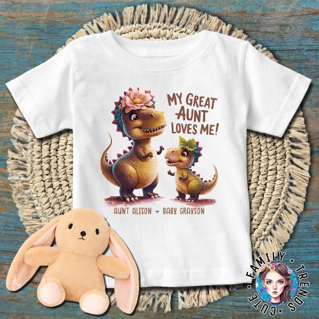 Meine große Tante-Liebe Baby T-shirt (Von Creator hochgeladen)