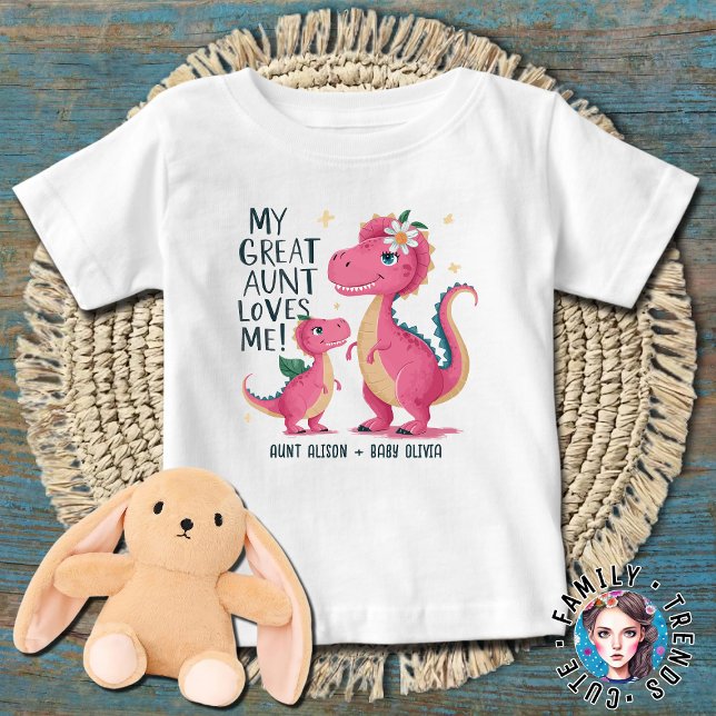 Meine große Tante-Liebe Baby T-shirt (Von Creator hochgeladen)