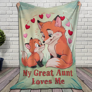 Meine große Tante Liebe Fox Sherpadecke