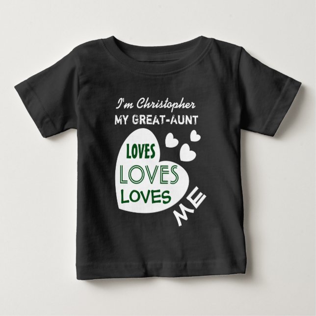 Meine GROSSE TANTE Lieben ich mit Baby T-shirt (Vorderseite)