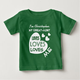 Meine GROSSE TANTE Lieben ich mit Baby T-shirt