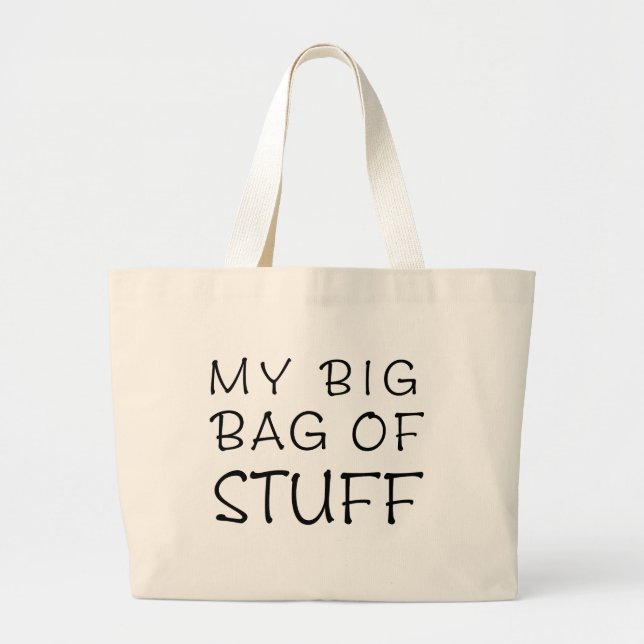 Meine große Tüte Jumbo-Tasche Jumbo Stoffbeutel (Vorne)