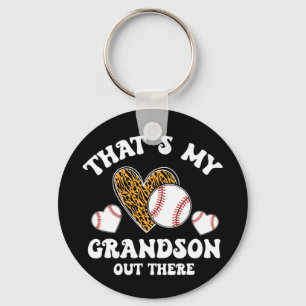 Meine Großmutter da draußen gibt Frauen Baseball-O Schlüsselanhänger