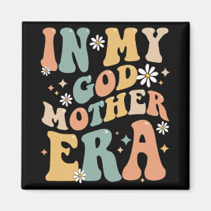 Meine Großmutter Era Lover Groovy Retro Mama Funny Magnet