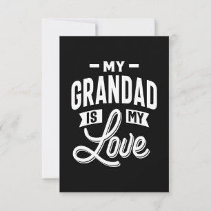Meine Großmutter ist meine Liebe T - Shirt Geschen RSVP Karte