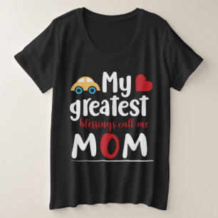 Meine größten Segen nennen mich Mama Große Größe T-Shirt