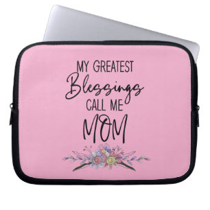 Meine größten Segnungen nennen mich Mama Laptopschutzhülle