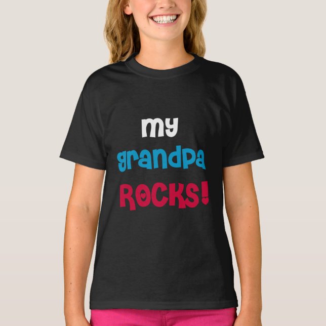 Meine Großvater-Felsen T-Shirt (Vorderseite)