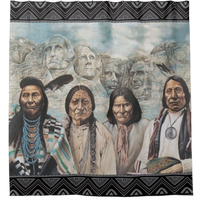 Meine Gründerväter Duschvorhang (Vorderseite)