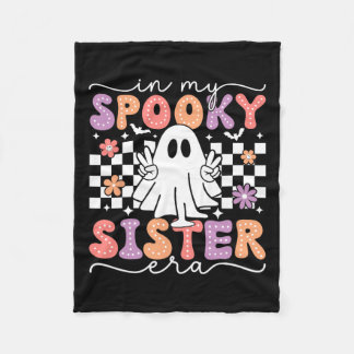 Meine gruselige Schwester Ära Retro-Geist Hallowee Fleecedecke