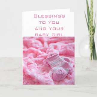 Meine Grußkarten-Sammlung Mädchen Babydusche Karte