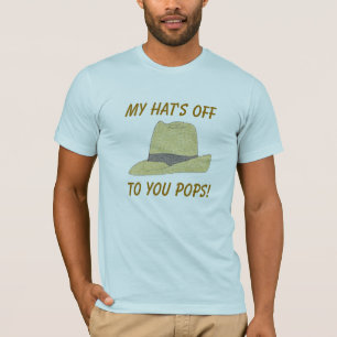 Meine Hats Off-Fedora T-Shirt