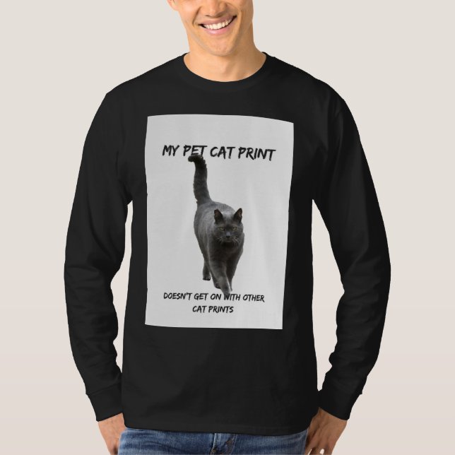 Meine Hauskatze Print Funny Cat T - Shirt Andere K (Vorderseite)