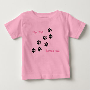 Meine Haustiere Lieben Me Baby Tutu Bodysuit T-shirt