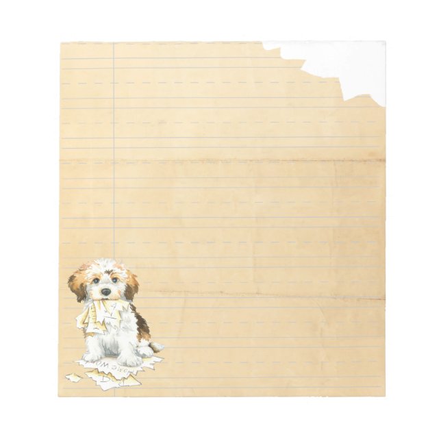 Meine Havanese Ate My Hausaufgaben Notizblock (Vorderseite)