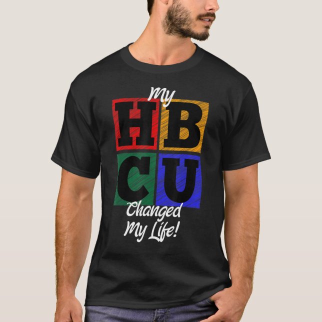 Meine HBCU veränderte meinen Lebensstolz T-Shirt (Vorderseite)