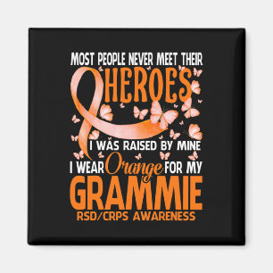 Meine Helden ich Orange für meine Grammie Rsd Crps Magnet
