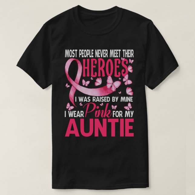 Meine Helden trage ich rosa für meinen AUNTIE Brus T-Shirt (Design vorne)