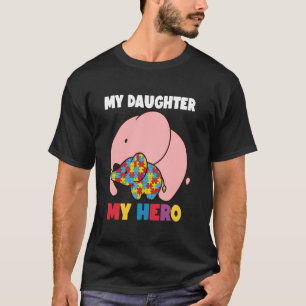 Meine Heldin Mutter Tochter Autistische Mädchen Au T-Shirt