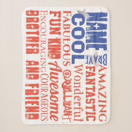 Meine Hero-Qualitäten Typografie USA-Flagge Sherpadecke