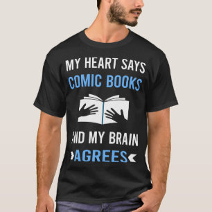 Meine Herz Comic Bücher Comics T-Shirt