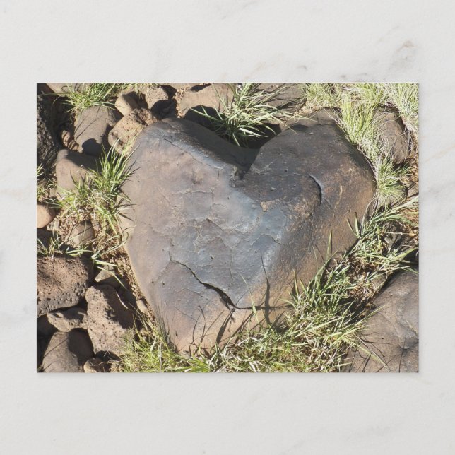 Meine Herz-Rocks Postkarte (Vorderseite)