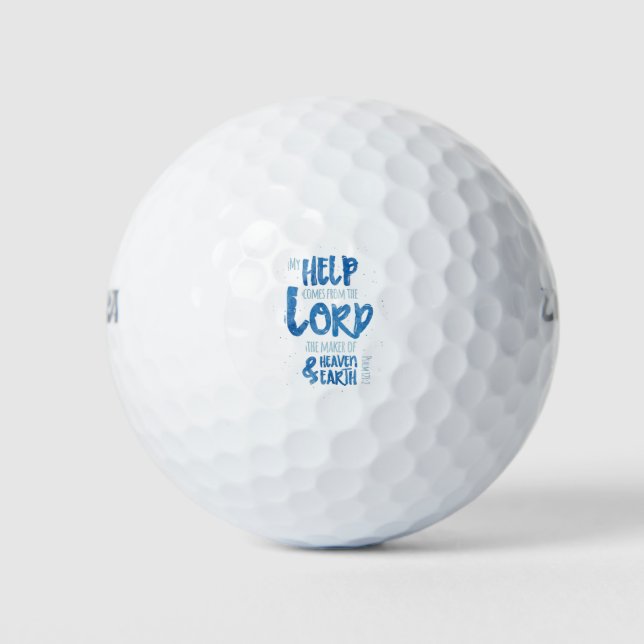 Meine Hilfe kommt vom Herrn Golfball (Vorderseite)