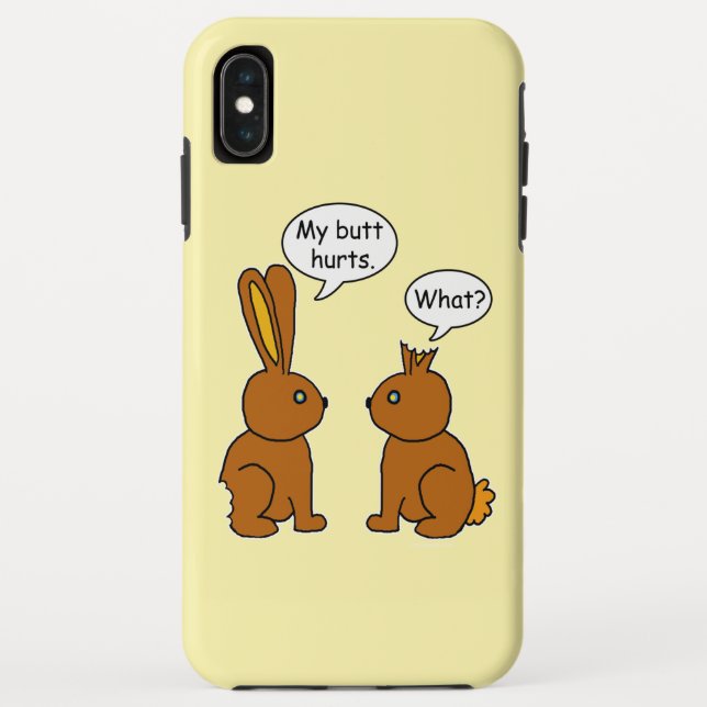 Meine HinternHurts! - Was? Case-Mate iPhone Hülle (Rückseite)