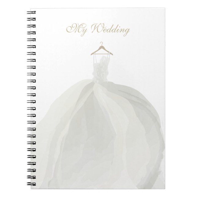 Meine Hochzeit merkt ı Notizbuch Notizblock (Vorderseite)