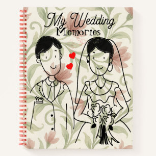 Meine Hochzeiten-Erinnerungen Notizbuch