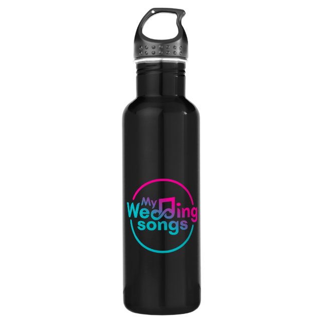 Meine Hochzeitslieder Wasserflasche Edelstahlflasche (Vorderseite)