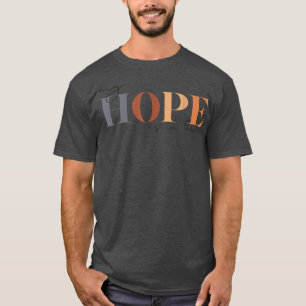 Meine Hoffnung ist in ihm Jesus Christlich boho Gl T-Shirt
