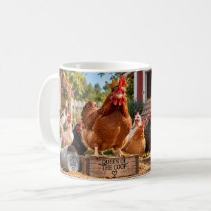 Meine Hühner Laufen Aus Dem Stall Kaffeetasse
