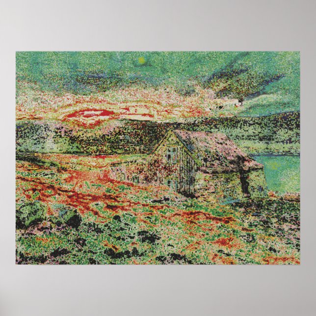 meine Hütte Poster (Vorne)