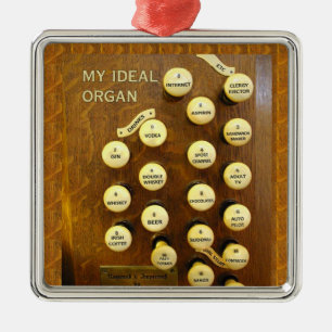 Meine ideale Organquadratverzierung Ornament Aus Metall